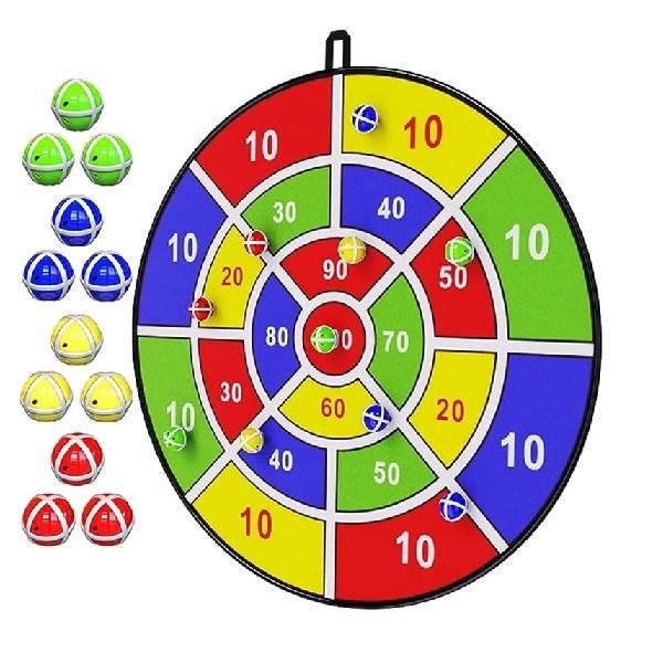 12 Big Dart Game Velcro Balls, Korea Representative Board Game