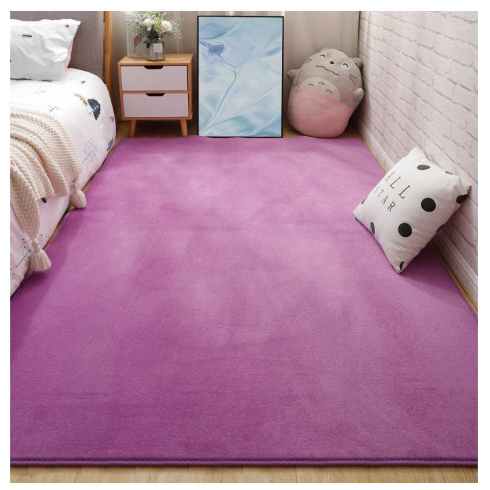 Большие ковры для современной гостиной, однотонный толстый ковер из кораллового бархата, скандинавский пушистый напольный прикроватный коврик, татами, коврик для ползания