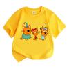 Kid-e-cats Детские летние футболки для мальчиков и девочек Топы Мультяшная ведьма Волшебник Забавная футболка Для девочек С коротким рукавом Хлопок Детские футболки