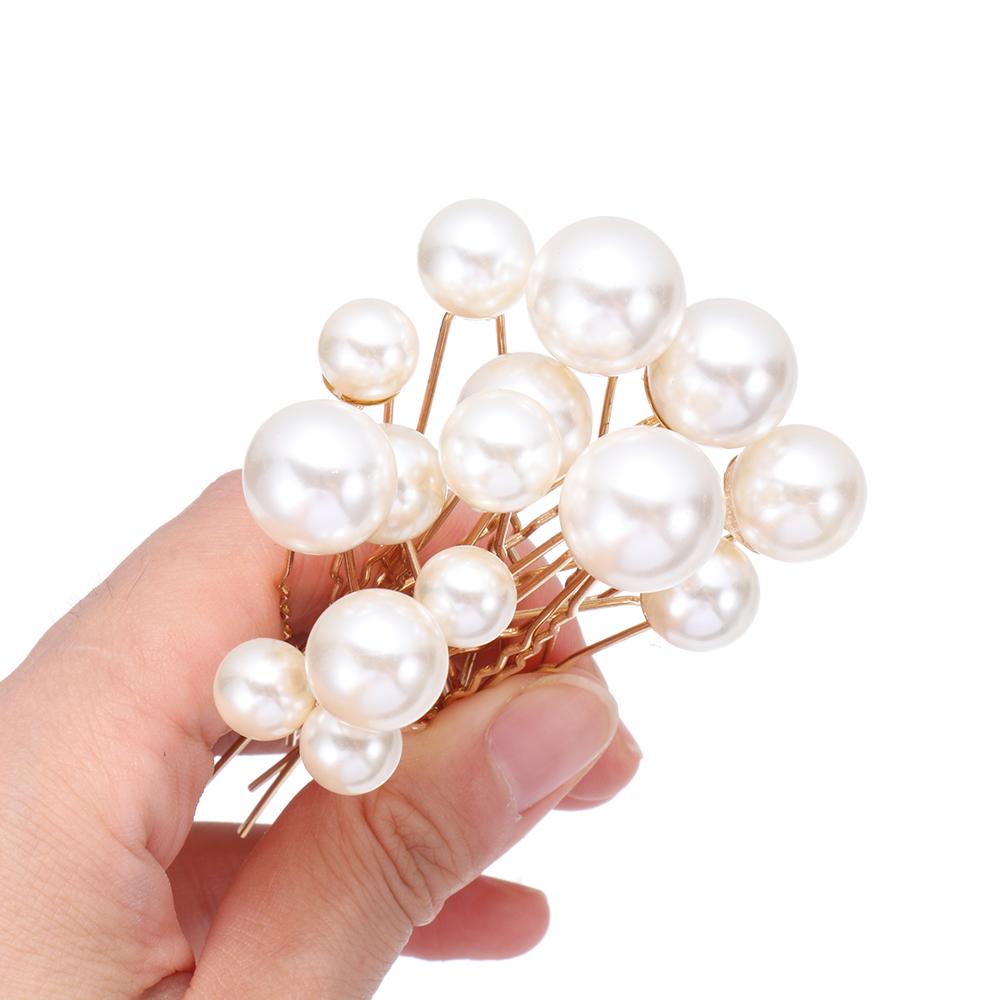 Hairstyle Design Tools Accessories Pearl Hair Stick Headwear Pearl Hair Pins U Shape Hair Clip