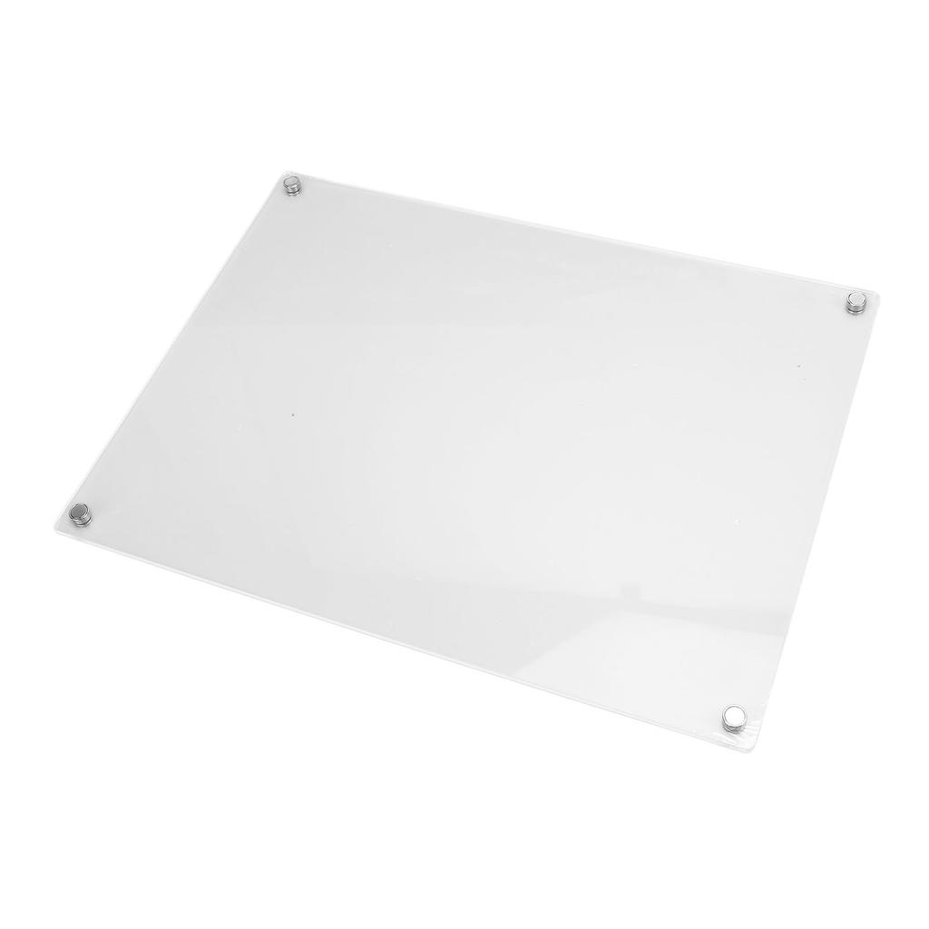 Акриловый магнитный календарь для холодильника для сухого стирания, многоразовый прозрачный планер с 6 маркерами 15,7 дюйма X