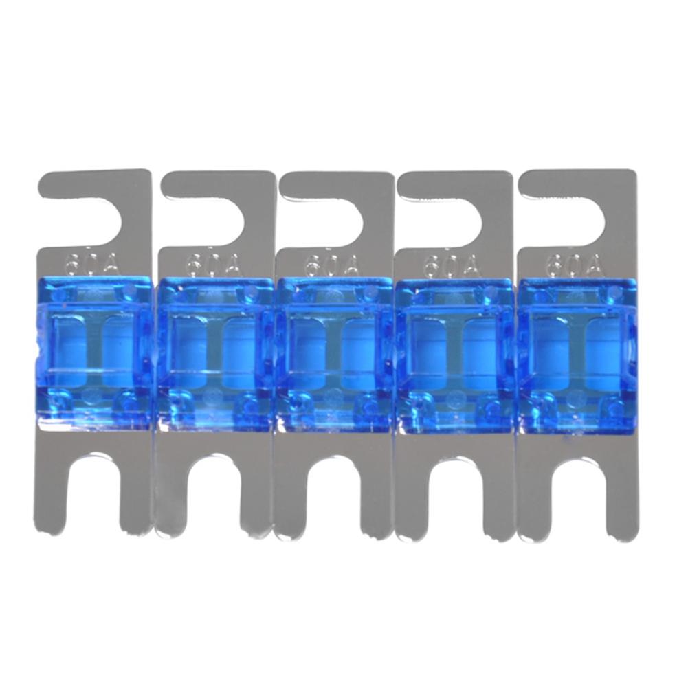 10/5 шт. автоматических предохранителей 32 В 30/40/60/80/100 А, предохранитель для защиты цепей, никелированный, для замены автомобильного стереозвука