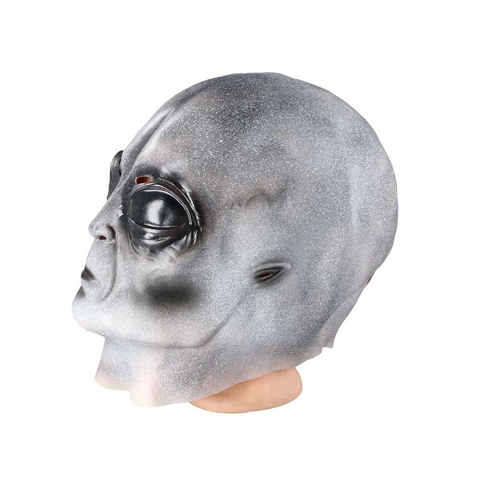 Scary UFO Alien Skull Mask Latex Alien Latex Helmet Kids Gift   Masquerade