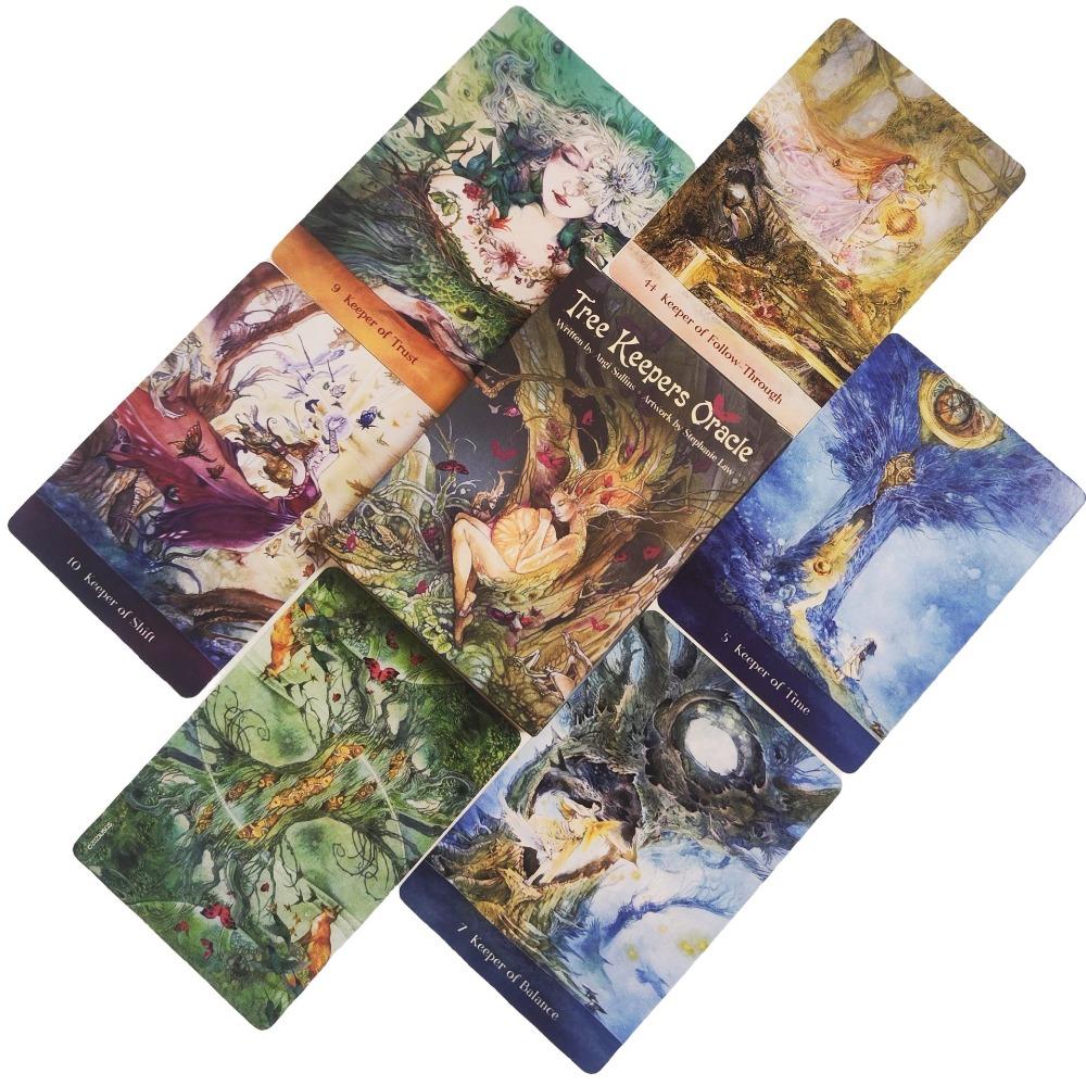 10,4*7,3 см Tree Keepers Oracle 44 шт. Карты Oracle Deck Party Game