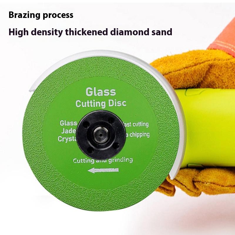 Стеклорезный диск 100мм Ультратонкий пильный диск Алмазный Нефрит Винная бутылка Керамика Полировка Углошлифовальная машина