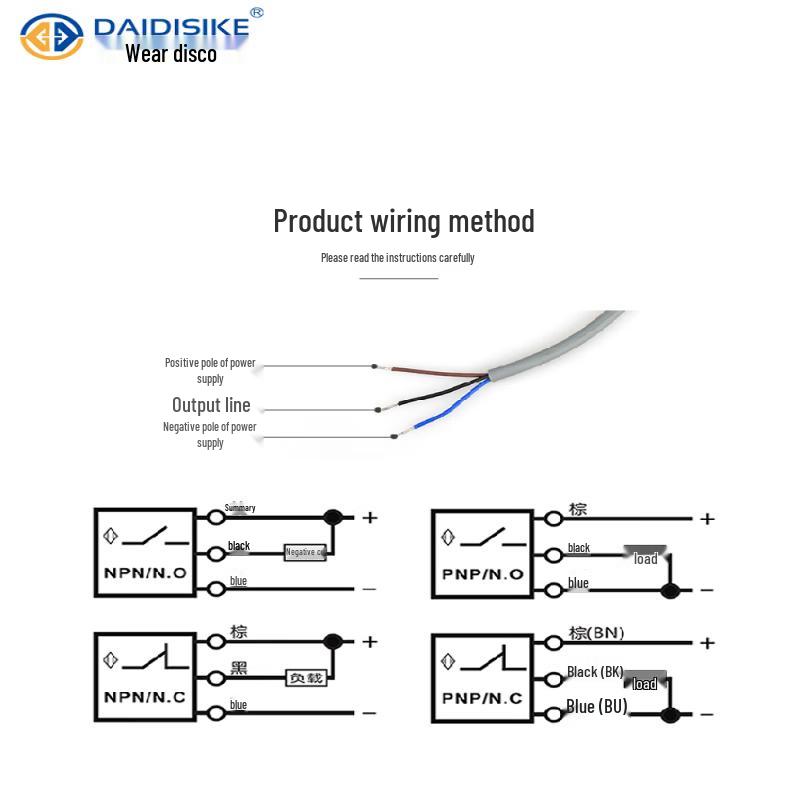 Daidisco M5 Cylindrical Inductive Proximity Sensor