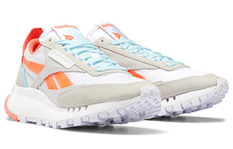 Reebok Женские Classic Leather Legacy 'White Orange Flare' Женские FY7435