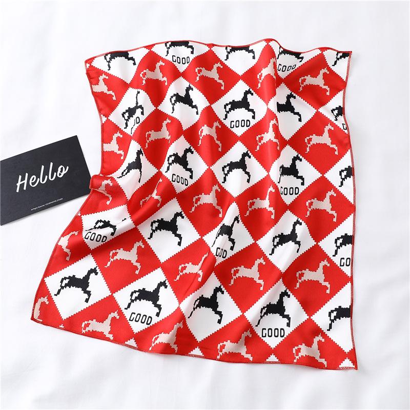 50 * 50 см шелковые шарфы весна и осень универсальное украшение профессиональные маленькие квадратные шарфы защита шеи связывающая сумка