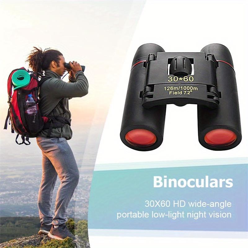 Мини-бинокулярный телескоп 30x60 при слабом освещении ночного видения 1000 м охотничий спортивный инструмент для кемпинга