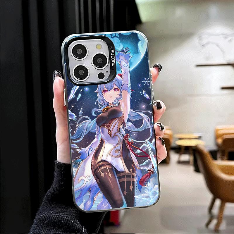 Мягкий чехол для телефона Genshin Impact Гань Юй для iPhone 15 16 17 Pro Max 17Air 16E 14 Plus 13 12 Mini Ударопрочный чехол Задняя панель