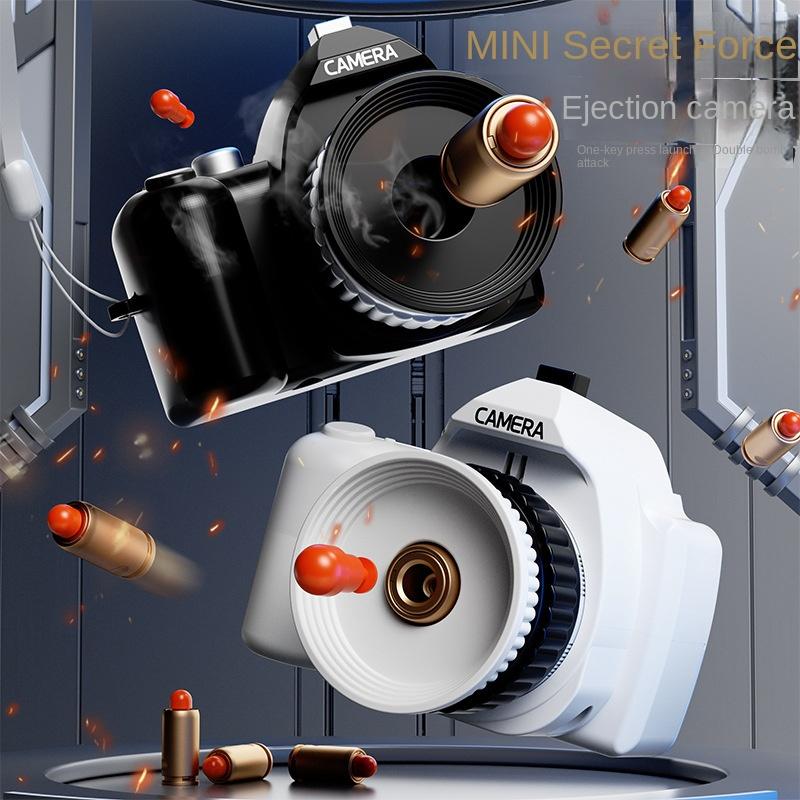 Шпионские камеры Пистолет для стрельбы Детские Ролевые игры Шпионская атака и запускаемые игрушки Пистолет Мягкая пуля-дротик Игрушечный пистолет для розыгрыша Веселая игрушка