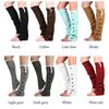 Women Foot Covers Warm Elastic Leg Warmers Knitted Socks Boot Socks Ankle Warmer