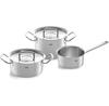 Fissler Original-Profi Collection Saucepan Set, 3 Pieces (084-128-03-000/0)