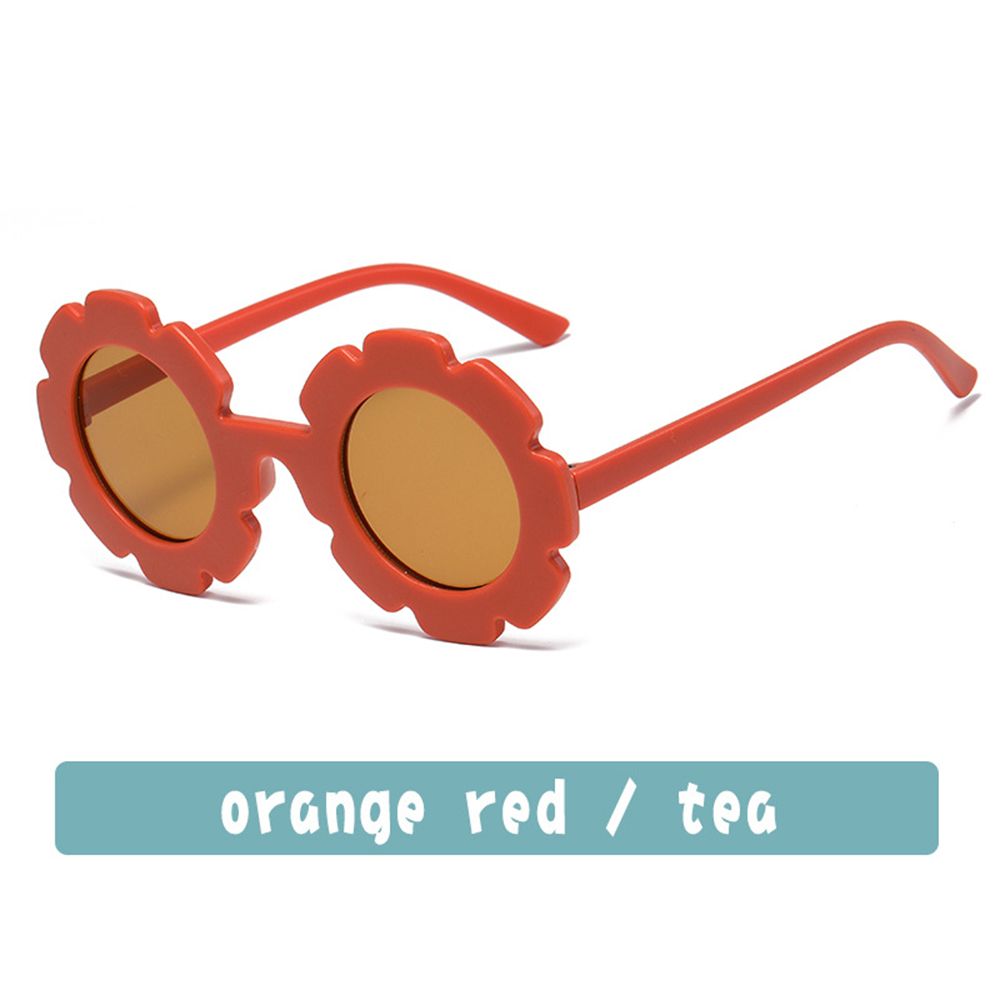 1pc Cute Fashion Trend Streetwear Eyewear Sun Glasses Vintage Flower Shape Children Sunglasses