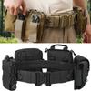 Outdoor  Waist Belt – 8-Piece Quick Release Equipment Set, Multi-Functional Patrol Belt for Duty, Security, and  Activities