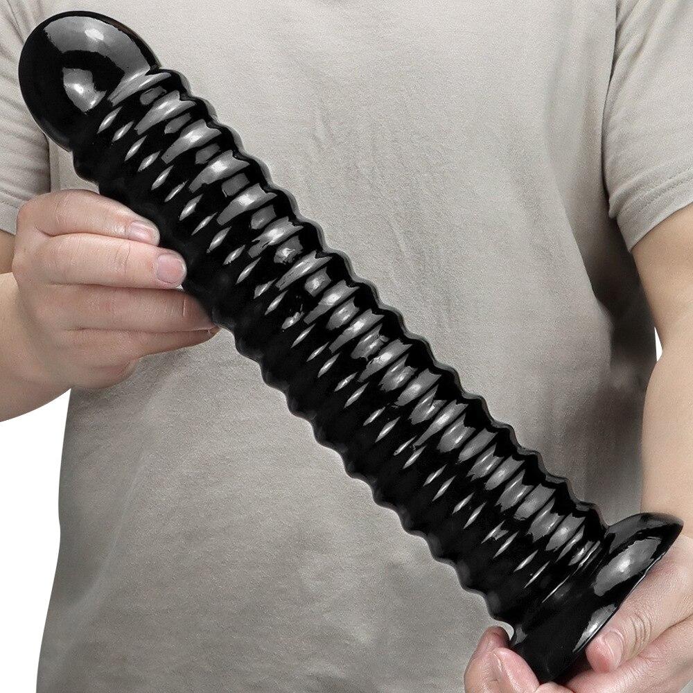 Супер огромный фаллоимитатор 32,5 см для анала XXL, реалистичный конский пенис, черный член, секс-игрушка для взрослых, ремешок на фистинг, БДСМ, рабское целомудрие