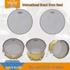 Allied Parts 14" REMO Пескоструйная Шведская Барабанная Установка, Черно-Белый Однослойный Резонансный Пластик для Барабана