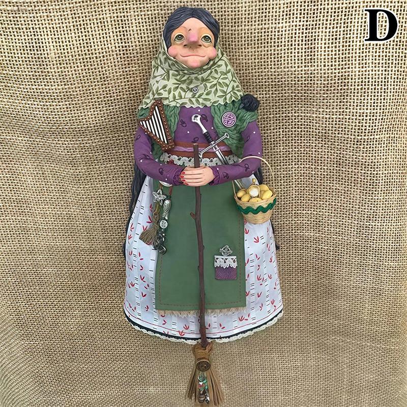 Handmade Kitchen Witch Doll, Enchanting Magic Good Luck Cooking Doll, Kitchen Hanging Decor, Home Decoration Who Loves To Cook