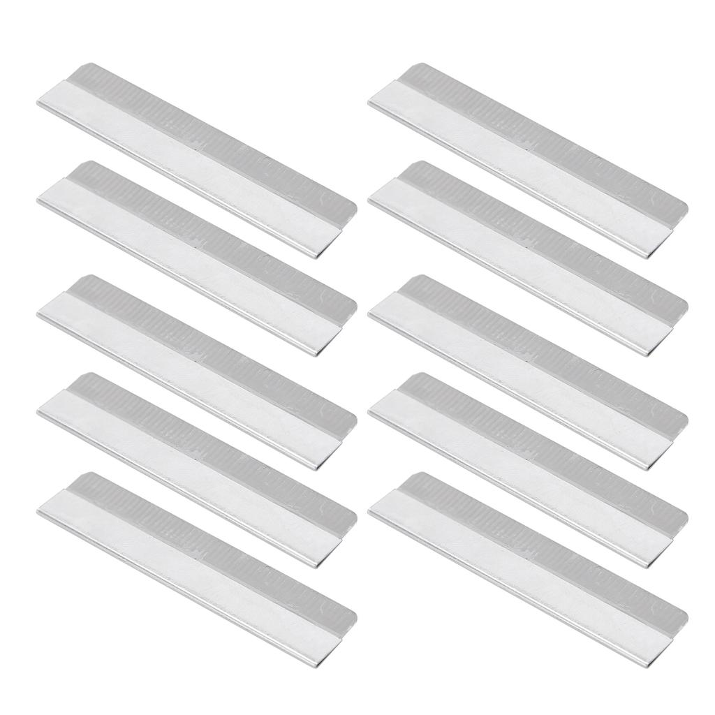 10PCS Eyebrow Razor Blades Hair Removal Brow Shaving Straight Edge Stainless Steel Razor