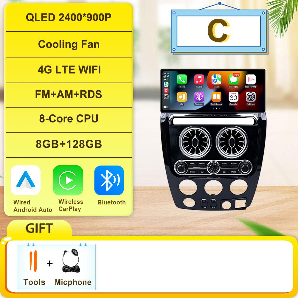 Беспроводной Carplay Авто Android 16 Автомагнитола Для Hummer H3 1 2005-2010 Навигация GPS Мультимедиа 4G Видеоплеер DSP Стерео QLED