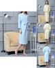 Hotel Cotton Waffle Weave Bathrobe With Embroidered Logo For Spa And Hospitality Use