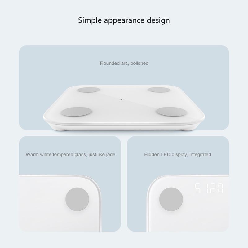 Xiaomi Умные весы для определения жира S400 Bluetooth 5.0 цифровое приложение Анализ данных Тест ИМТ тела Здоровье Жир Вес Состав Весы
