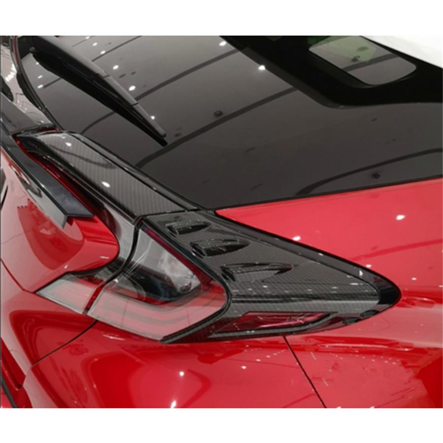 Накладка на задний фонарь из углеродного волокна для Toyota C-HR 2016-2018