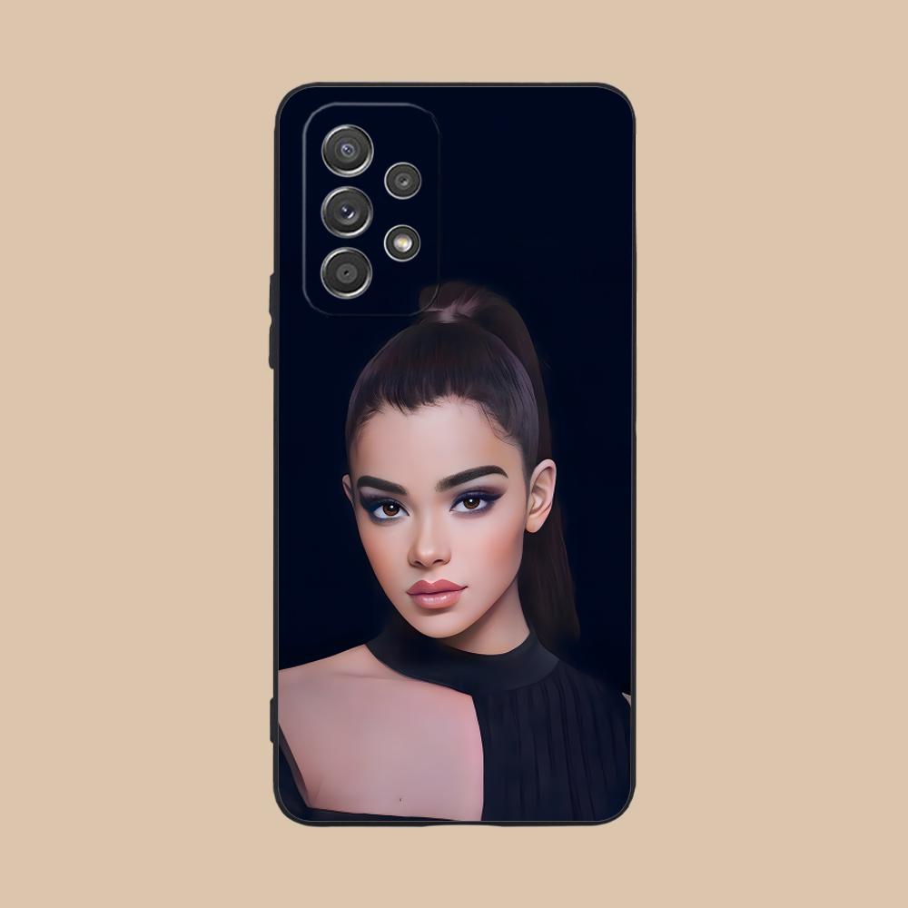 Hailee Steinfeld Matte TPU Mobile Phone Case for Samsung Galaxy A56 55 54 53 52 51 36 35 34 23 16 15 5G Colorful Cover