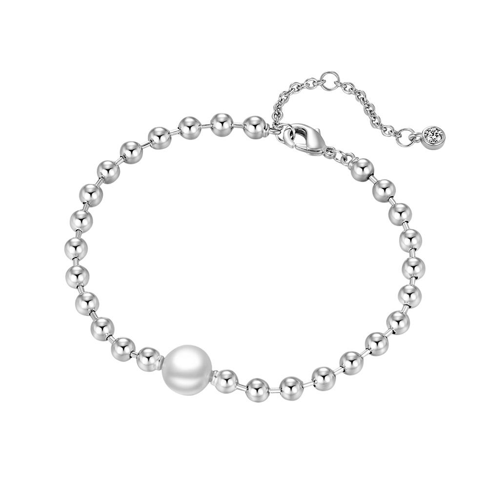 Настоящее серебро S925, браслет Fit Me, оригинальные жемчужные браслеты Me для женщин, ювелирные изделия, подарок любви