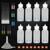 Industrial Dispensing Bottle Set: Washing, Rosin, Water, Pigment Bottles with Needles and Spout Oil Pot