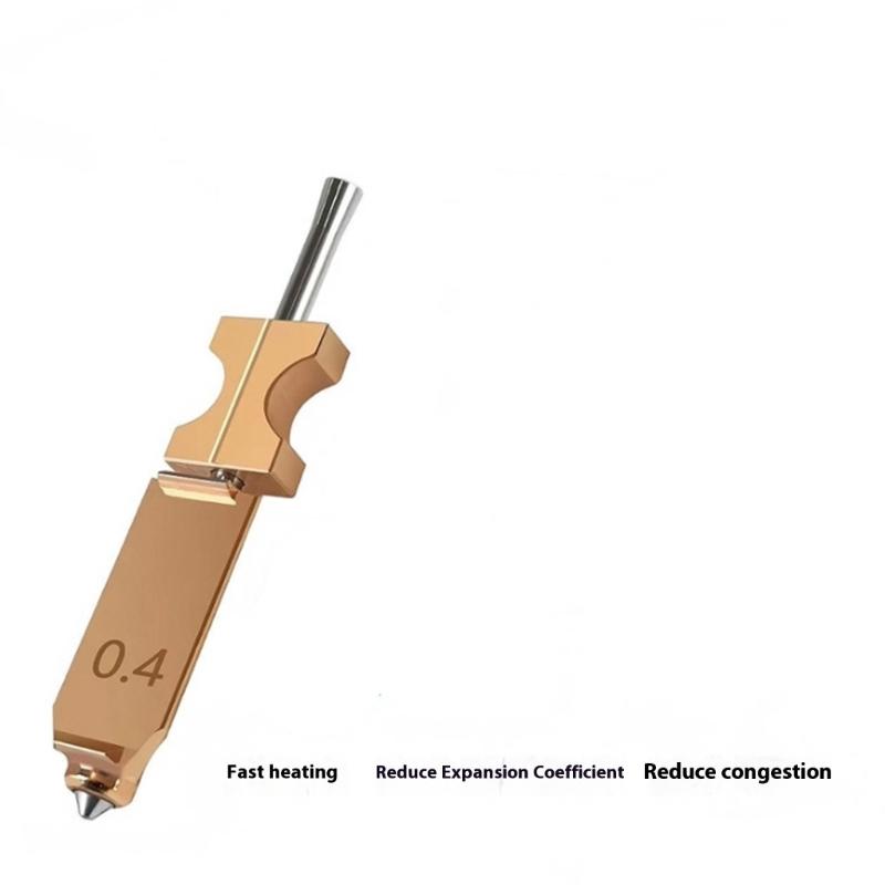 Сменный набор сопел для 3D-печати Термостойкий металлический наконечник Несколько вариантов диаметра 0,25 0,4 0,6 мм
