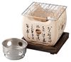 Угольная печь Iroha Stove Set Charcoal White Holder Ale-net (Для держателя) (большой) (Древесный уголь включен)