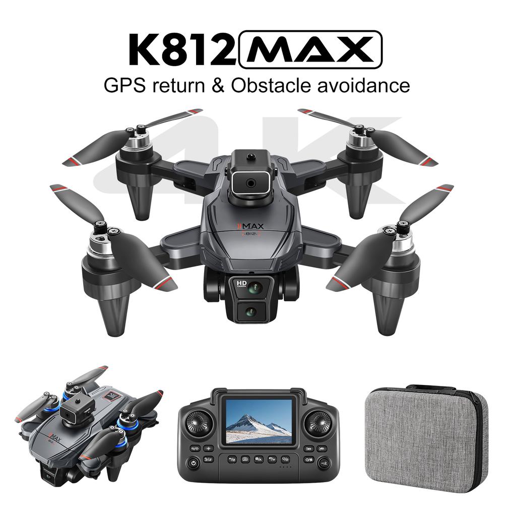 Дрон K812 MAX 8K ESC Профессиональная HD Камера RC Дрон GPS 5G Wi-Fi FPV Квадрокоптер Складной Аэросъемка БПЛА Пульт Дистанционного Управления Игрушка