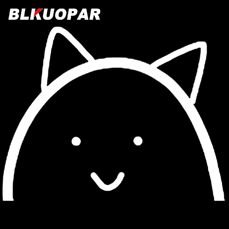 BLKUOPAR Наклейки на машину с милым котом, смешные граффити, водостойкие, мультяшные, аксессуары для автомобиля, окна, скейтборд, ноутбук, декор
