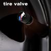 4Pcs Car Wheel Tire Valve Caps Air Stem For BMW M8 M7 M6 M5 M4 M3 M2 M1 F30 F10 F15 E30 E46 E90 E60 3 Series 5 Series 7 Series