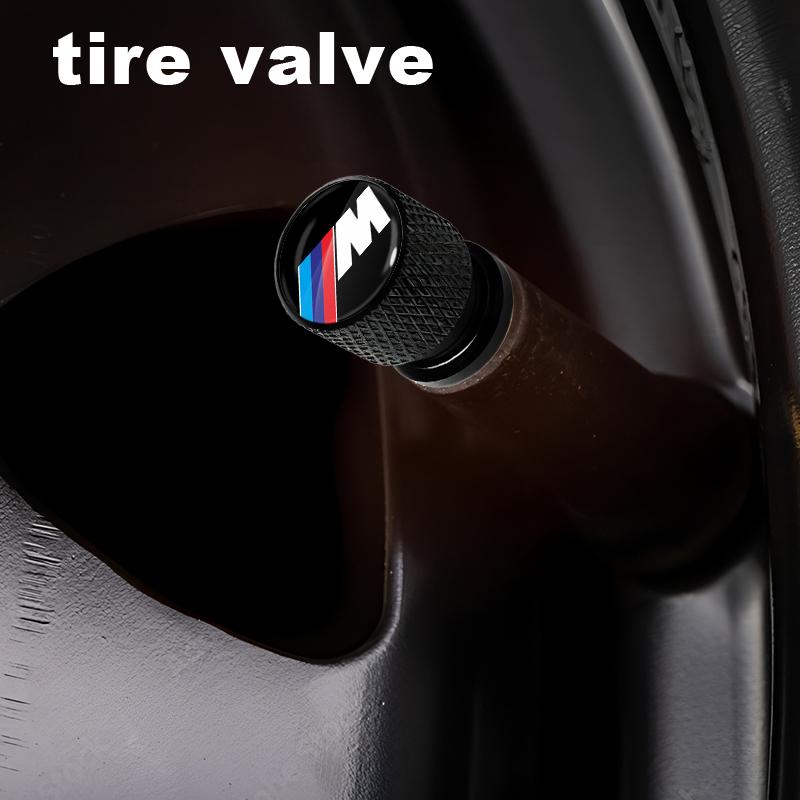 4Pcs Car Wheel Tire Valve Caps Air Stem For BMW M8 M7 M6 M5 M4 M3 M2 M1 F30 F10 F15 E30 E46 E90 E60 3 Series 5 Series 7 Series