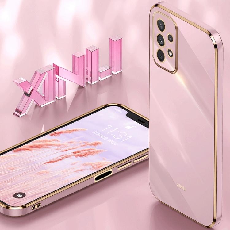 For Samsung Galaxy A13 4G XINLI Straight Edge 6D Electroplate TPU Phone Case