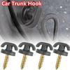 4Pcs Universal Car Rear Trunk Auto Tie Down Screw Hook Envelope Cargo Flat Vertical Luggage Ring Loop Hanging Clips