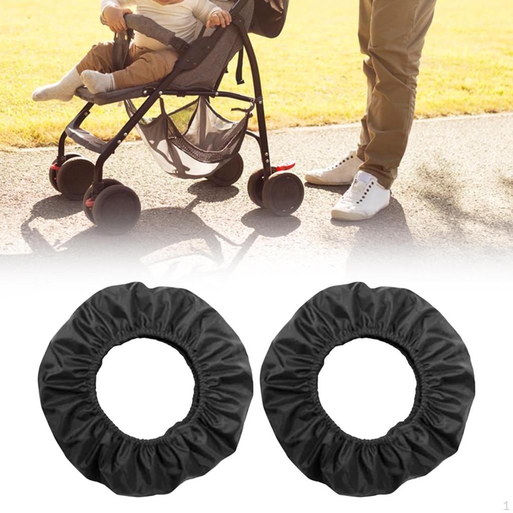 2 шт. чехлов на колеса детской коляски для запасных частей для тележки