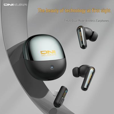 ONIKUMA TX610 Беспроводная Bluetooth-игровая гарнитура с низкой задержкой 2,4 ГГц