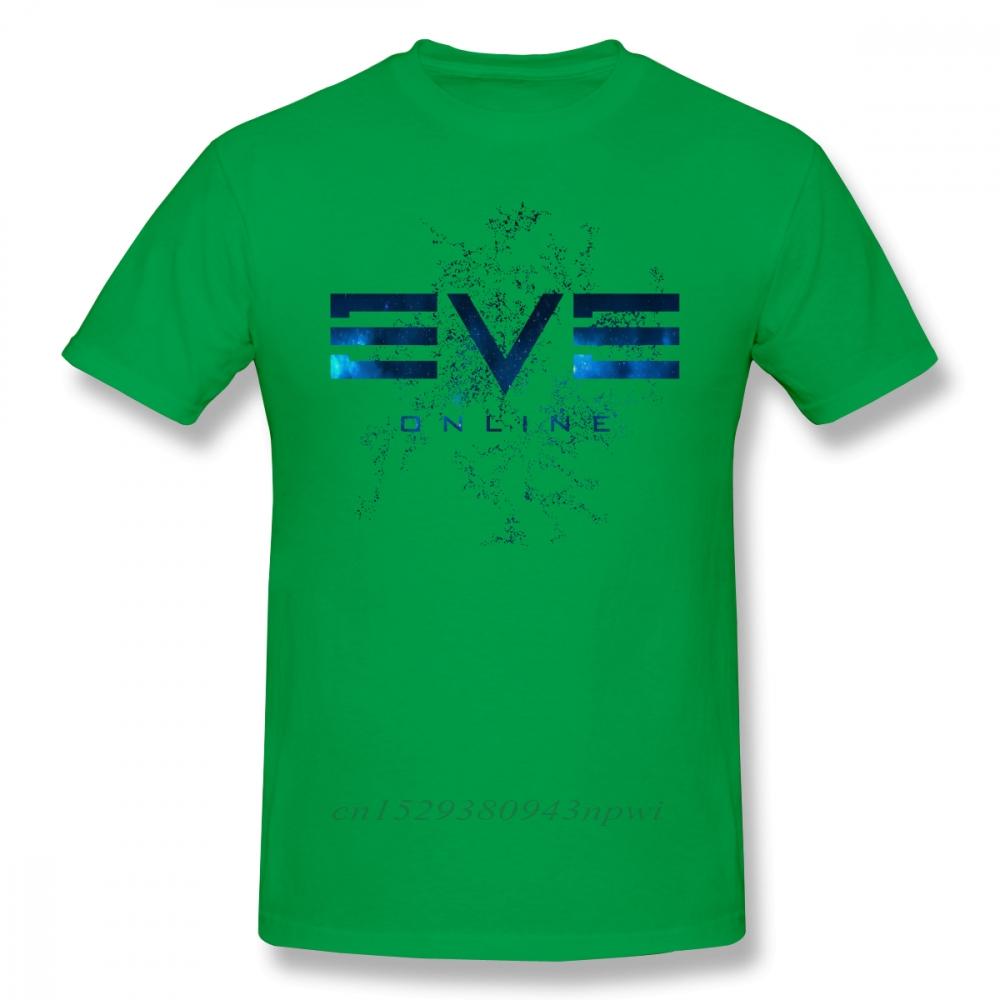 Футболка Eve Online Футболка Eve Online Streetwear Мужская Футболка Крутой Принт 100% Хлопок Футболка с Коротким Рукавом
