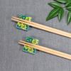Stylish Kutani Ware Pair Chopstick Rest Set, Aoi Ceramic, Made In Japan