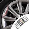 4 шт. наклейка на ступицу колеса, эмблема, значок, наклейка, металл для Mitsubishi Colt Lancer Galant Fortis Outlander Mirage Diamante L200 RALLIART, тюнинг автомобиля
