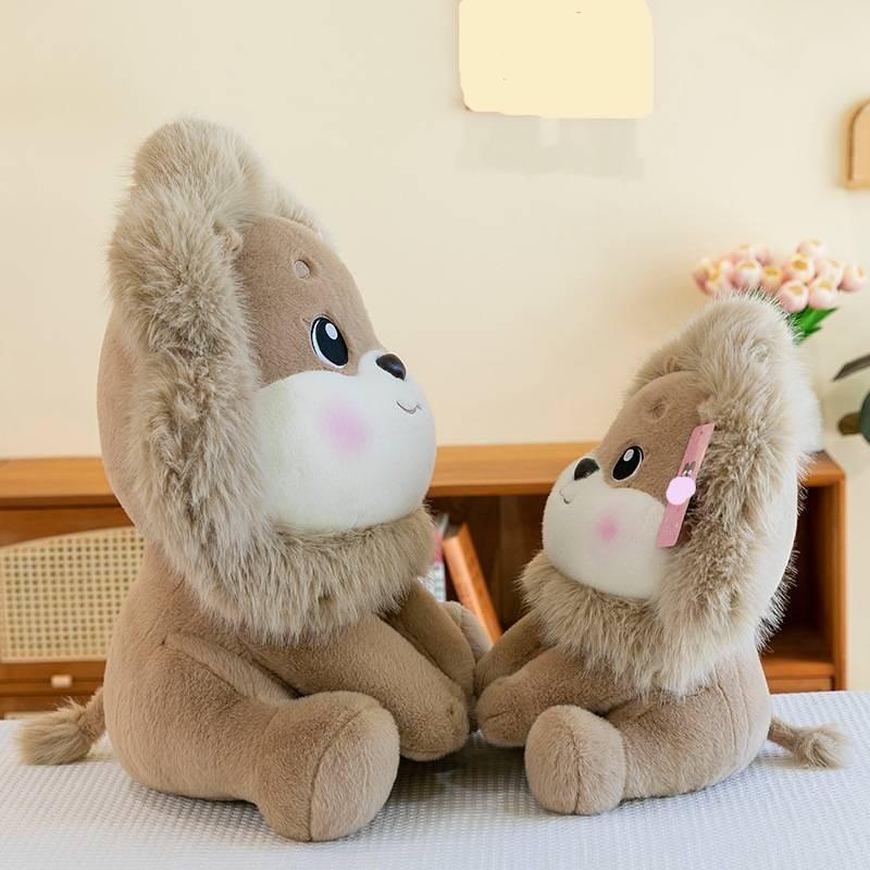 Adorable Lion Plush Toy For Kids Sleep Comfort Pillow With Pp Cotton Filling For Home Decor