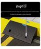 Uphill Step Mat: Plastic Slope Curb Car Sill and Speed Bump