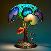 Magic Colorful Mushroom Lamp Decoration Ornaments Home Usb Connection Light Bulb Design Mushroom Dark Table Lamp Decoration