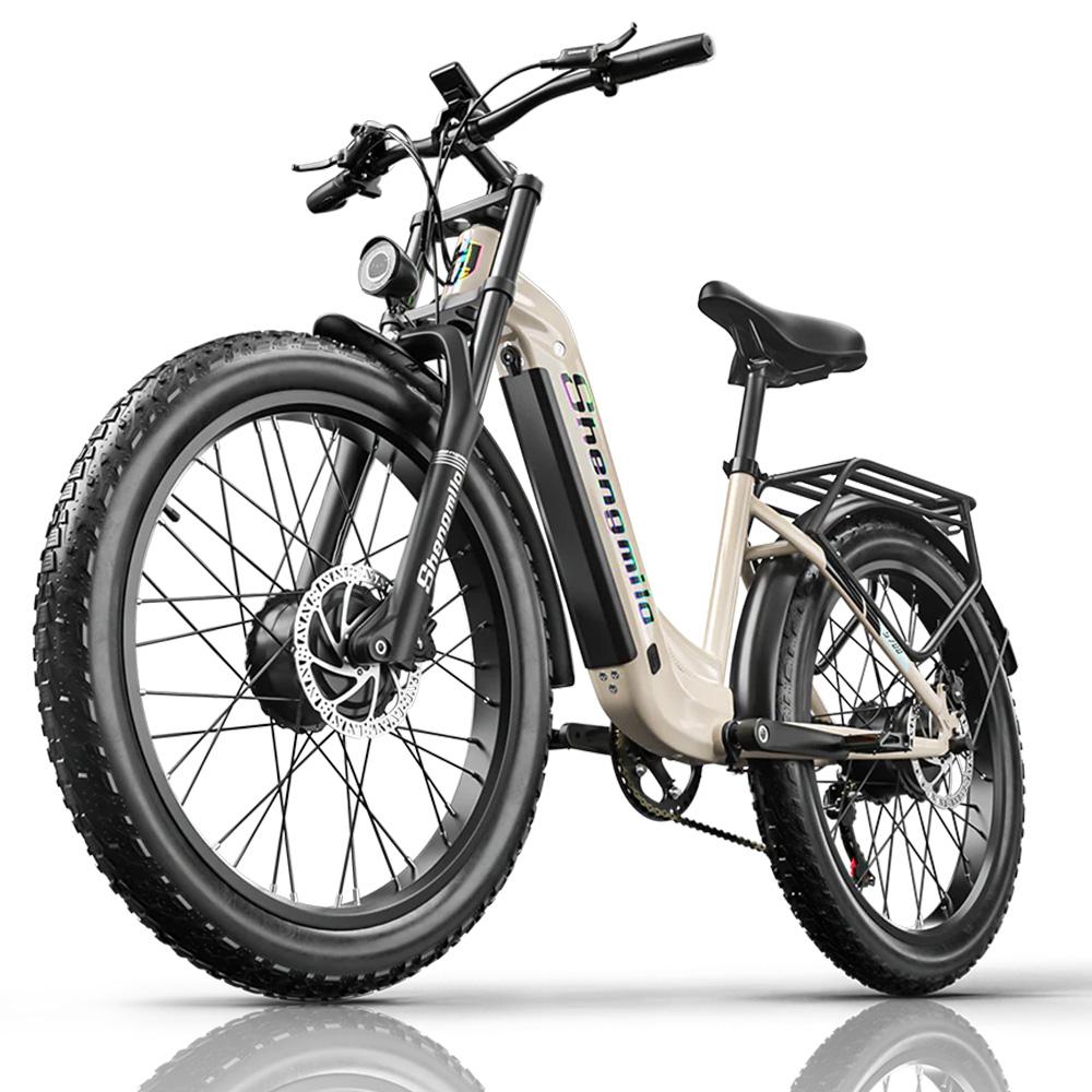 Electric Bicycle Shengmilo S700 1000Wx2 Motor 26" Fat Tire Adult Electric Bike 48V 17.5AH Shimano 7 Speed Max Load 150Kg