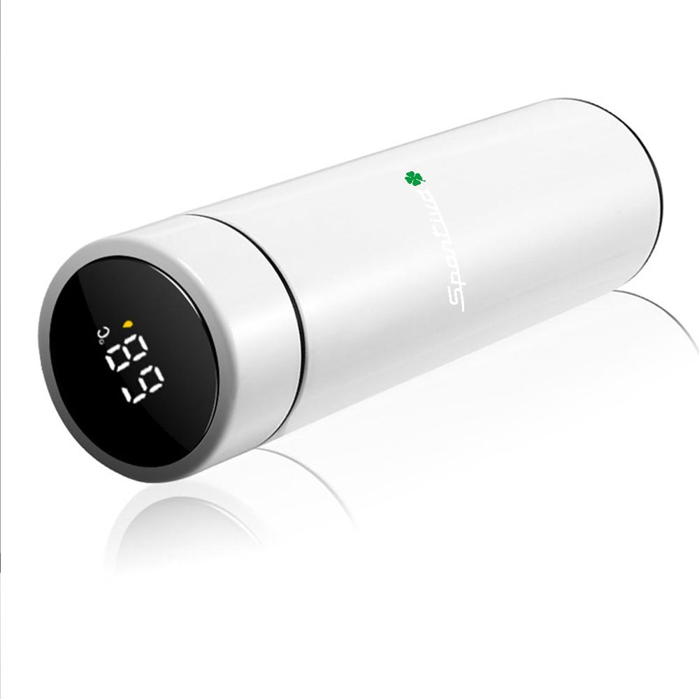 1pc Thermos Bottle Smart Cup With Temperature Display 304 Stainless Steel Vacuum Insulated Intelligent Cup For Alfa Romeo 159