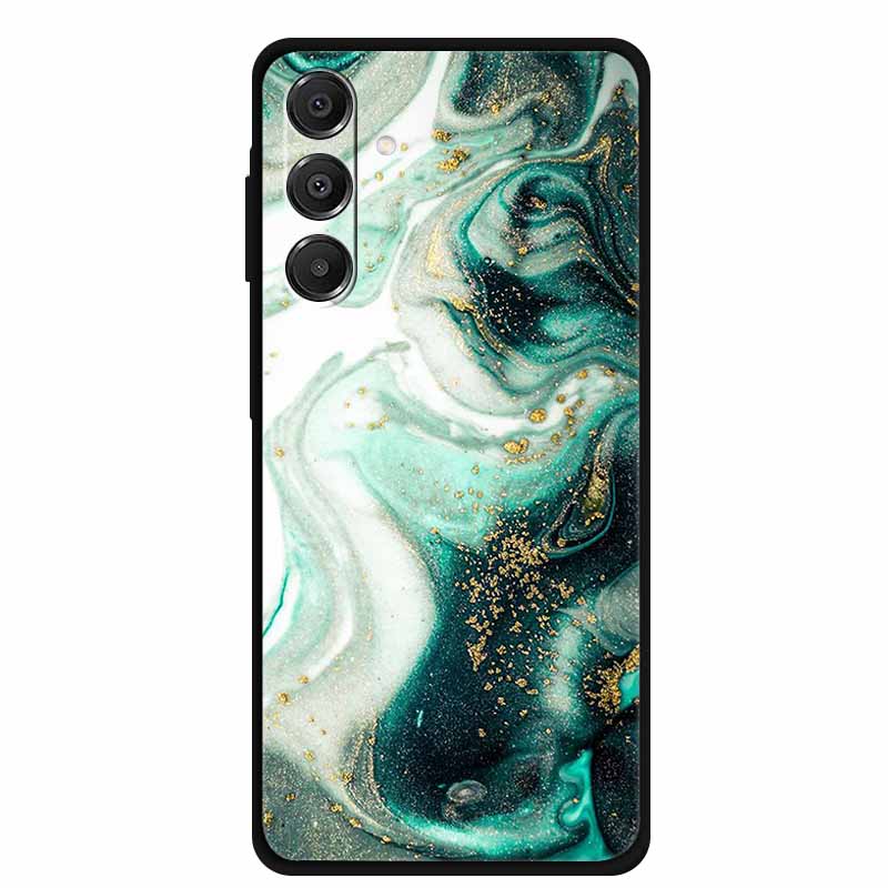 Для Samsung A17 A16 A15 4G 5G Чехол Мраморный ТПУ Мягкий Силикон Задняя Крышка Чехлы для Телефонов для SamsungA17 Водонепроницаемый Прозрачный Para
