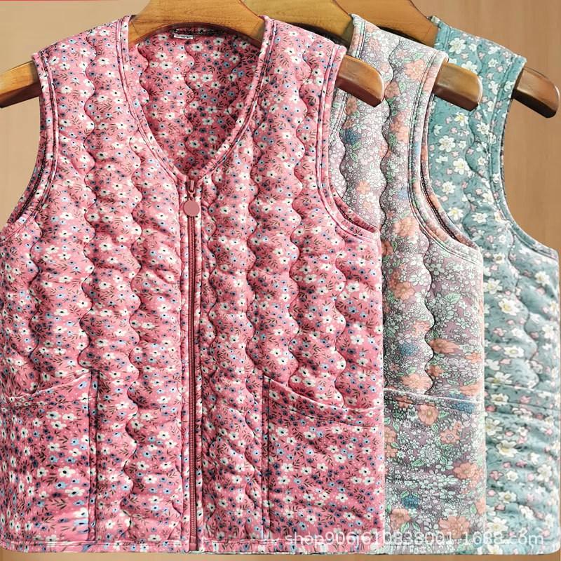 Новый легкий пуховый хлопковый жилет женский осенне-зимний без воротника подкладка короткий женский жилет большого размера жилет куртка